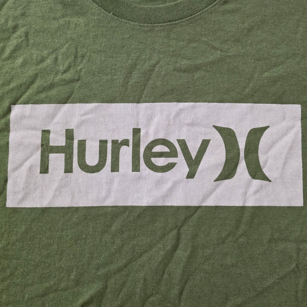 Hurley Mens Boxed Long Sleeve Graphic T-Shirt Olive Green Small BV1903-331 - Picture 4 of 9